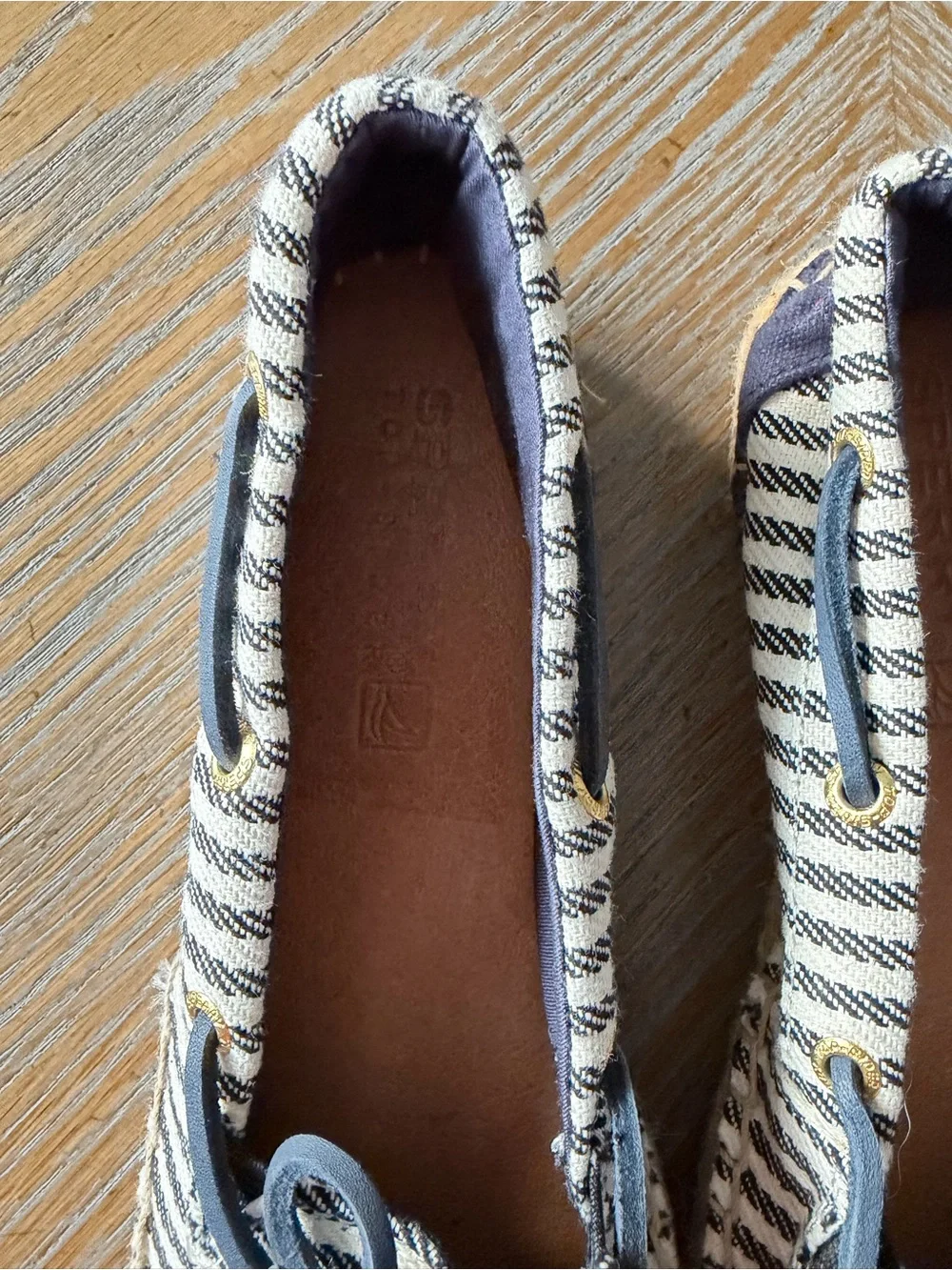 Sperry Top-Sider Striped Canvas Espadrille Boat Shoes | Women’s 8